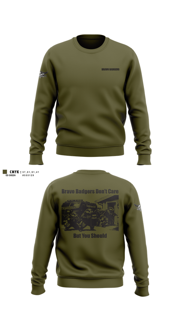 Crew Neck Sweatshirt, Saginaw Police Emergency Services Team, Police, Teamtime, Team time, sublimation, custom sports apparel, team uniforms, spirit wear, spiritwear, sports uniforms, custom shirts, team store, custom team store, fundraiser sports, apparel fundraiser