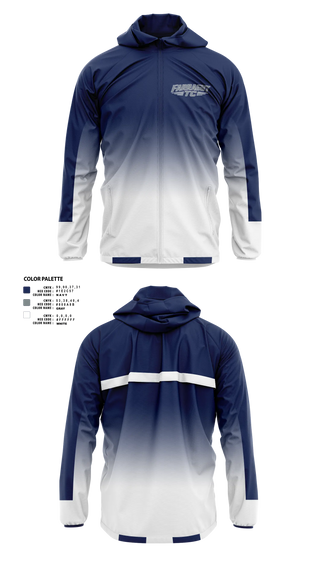 Windbreaker, Farragut Track Club, Track & Field, Teamtime, Team time, sublimation, custom sports apparel, team uniforms, spirit wear, spiritwear, sports uniforms, custom shirts, team store, custom team store, fundraiser sports, apparel fundraiser