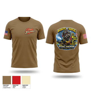 Short Sleeve Performance Shirt, Feral Fireman, Fire Department, Teamtime, Team time, sublimation, custom sports apparel, team uniforms, spirit wear, spiritwear, sports uniforms, custom shirts, team store, custom team store, fundraiser sports, apparel fundraiser