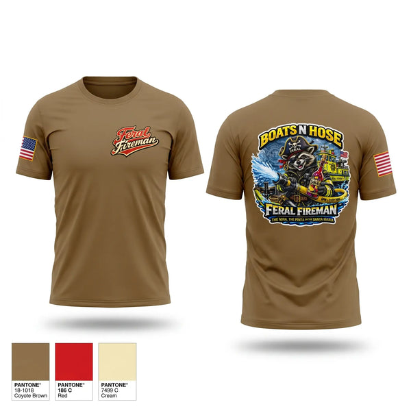 Short Sleeve Performance Shirt, Feral Fireman, Fire Department, Teamtime, Team time, sublimation, custom sports apparel, team uniforms, spirit wear, spiritwear, sports uniforms, custom shirts, team store, custom team store, fundraiser sports, apparel fundraiser