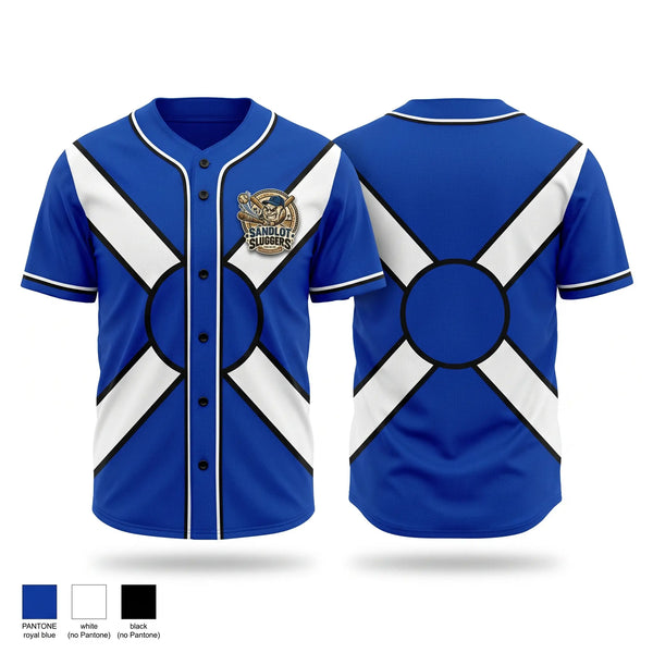 Full Button Baseball Jersey, SANDLOT SLUGGERS, Baseball, Teamtime, Team time, sublimation, custom sports apparel, team uniforms, spirit wear, spiritwear, sports uniforms, custom shirts, team store, custom team store, fundraiser sports, apparel fundraiser