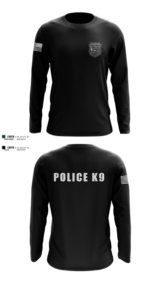 Long Sleeve Performance Shirt, Gouldsboro Police, Police, Teamtime, Team time, sublimation, custom sports apparel, team uniforms, spirit wear, spiritwear, sports uniforms, custom shirts, team store, custom team store, fundraiser sports, apparel fundraiser