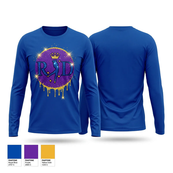 Long Sleeve Performance Shirt, Royal Artistry Dance Team, Cheer, Teamtime, Team time, sublimation, custom sports apparel, team uniforms, spirit wear, spiritwear, sports uniforms, custom shirts, team store, custom team store, fundraiser sports, apparel fundraiser