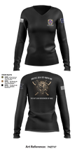 Co A, 1st-160th INF, 79th IBCT 97835057 Women's Long Sleeve V-neck Shirt - 13