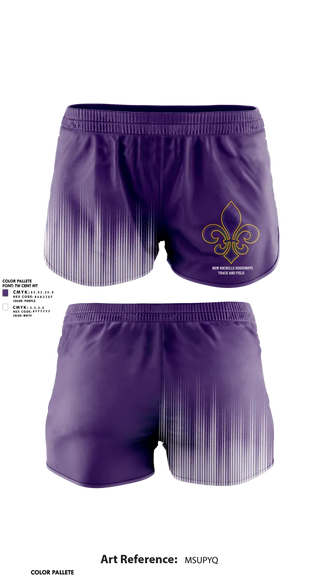 Womens Shorts, New Rochelle Huguenots Track & Field, Track & Field, Teamtime, Team time, sublimation, custom sports apparel, team uniforms, spirit wear, spiritwear, sports uniforms, custom shirts, team store, custom team store, fundraiser sports, apparel fundraiser