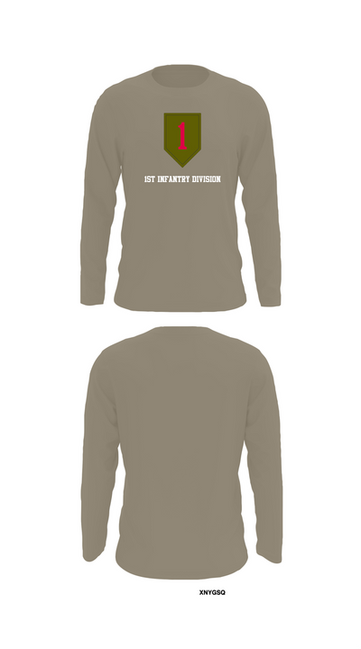 1st Infantry Division 14744110 Long Sleeve Performance Shirt 72