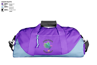 Duffle Bag, Flying Ferets, Men's Basketball, Teamtime, Team time, sublimation, custom sports apparel, team uniforms, spirit wear, spiritwear, sports uniforms, custom shirts, team store, custom team store, fundraiser sports, apparel fundraiser