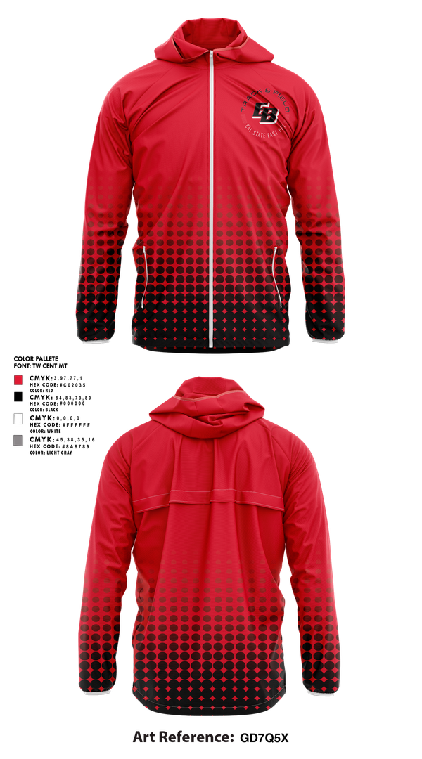 Hoodie, CSU East Bay Track & Field, Track & Field, Teamtime, Team time, sublimation, custom sports apparel, team uniforms, spirit wear, spiritwear, sports uniforms, custom shirts, team store, custom team store, fundraiser sports, apparel fundraiser
