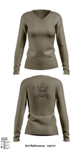 4th/104th BN (CA/PO) 7380170 Women's Long Sleeve V-neck Shirt - 14