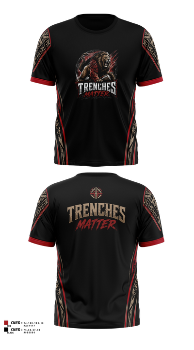 Trenches Matter Short Sleeve Performance Shirt - 3