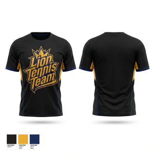 Short Sleeve Performance Shirt, Lion Tennis Team, Tennis, Teamtime, Team time, sublimation, custom sports apparel, team uniforms, spirit wear, spiritwear, sports uniforms, custom shirts, team store, custom team store, fundraiser sports, apparel fundraiser