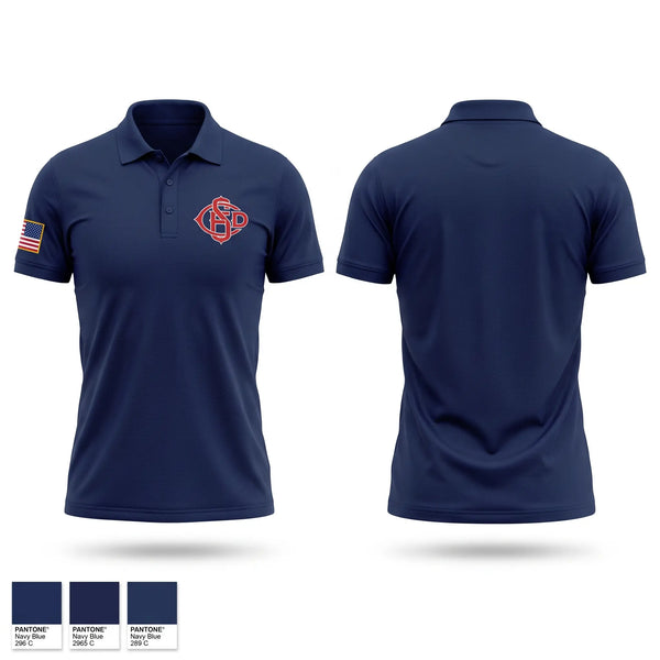 Short Sleeve Performance Polo, Central Stickney Fire, Fire Department, Teamtime, Team time, sublimation, custom sports apparel, team uniforms, spirit wear, spiritwear, sports uniforms, custom shirts, team store, custom team store, fundraiser sports, apparel fundraiser