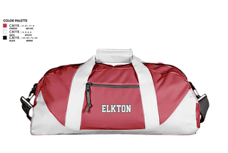 Duffle Bag, Elkton, Women's Basketball, Teamtime, Team time, sublimation, custom sports apparel, team uniforms, spirit wear, spiritwear, sports uniforms, custom shirts, team store, custom team store, fundraiser sports, apparel fundraiser