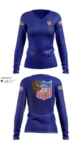 Agif board 96601828 Women's Long Sleeve V-neck Shirt - 102