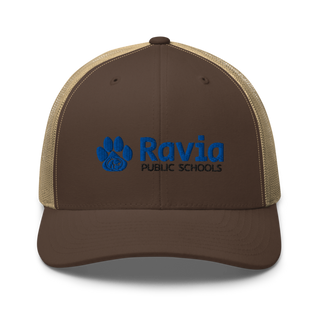 Ravia Middle School Basketball Retro Trucker Hat | Yupoong 6606