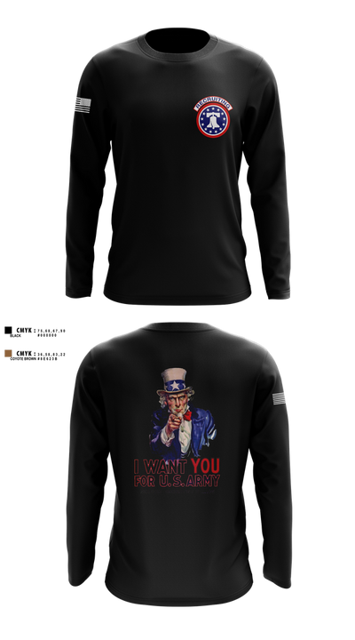 US Army I Want You 76454793 Long Sleeve Performance Shirt 2
