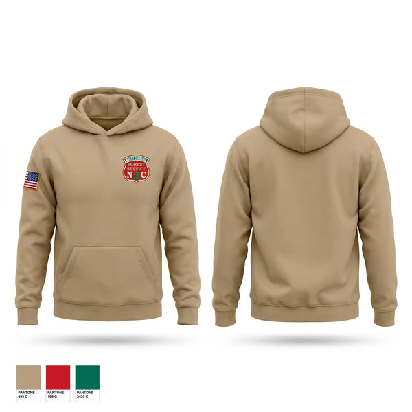 Hoodie, North Carolina Forest Service, Fire Department, Teamtime, Team time, sublimation, custom sports apparel, team uniforms, spirit wear, spiritwear, sports uniforms, custom shirts, team store, custom team store, fundraiser sports, apparel fundraiser