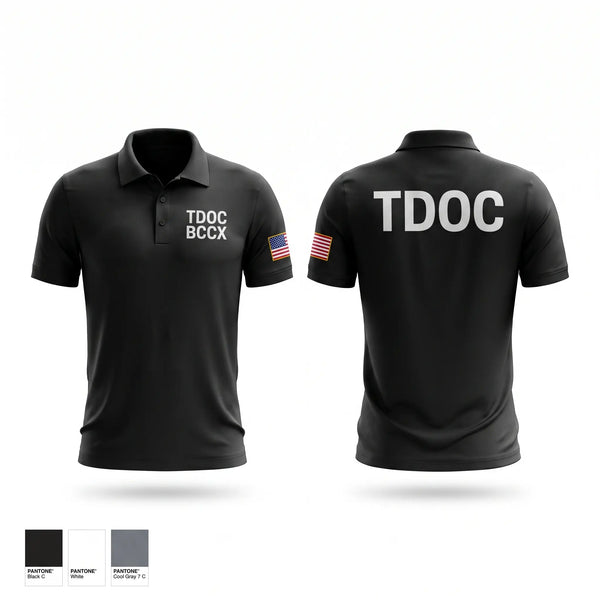 Short Sleeve Performance Polo, TDOC BCCX, Police, Teamtime, Team time, sublimation, custom sports apparel, team uniforms, spirit wear, spiritwear, sports uniforms, custom shirts, team store, custom team store, fundraiser sports, apparel fundraiser