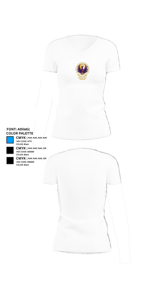 Womens Short Sleeve Vneck Shirt, Karl & Hedwig Ackermann Memorial Institute for Joint Military Intelligence and Law Enforcement Education & Training at MARDET Fort Leonard Wood, , Teamtime, Team time, sublimation, custom sports apparel, team uniforms, spirit wear, spiritwear, sports uniforms, custom shirts, team store, custom team store, fundraiser sports, apparel fundraiser