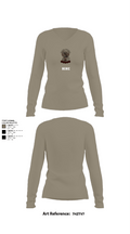 None 69864015 Women's Long Sleeve V-neck Shirt - 59