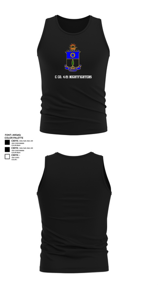 Tank Top, C co. 4/21 Nightfighters, , Teamtime, Team time, sublimation, custom sports apparel, team uniforms, spirit wear, spiritwear, sports uniforms, custom shirts, team store, custom team store, fundraiser sports, apparel fundraiser