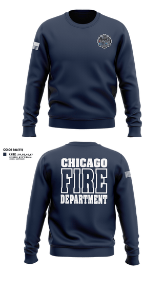 Crew Neck Sweatshirt, CFD Ambulance 11, Fire Department, Teamtime, Team time, sublimation, custom sports apparel, team uniforms, spirit wear, spiritwear, sports uniforms, custom shirts, team store, custom team store, fundraiser sports, apparel fundraiser