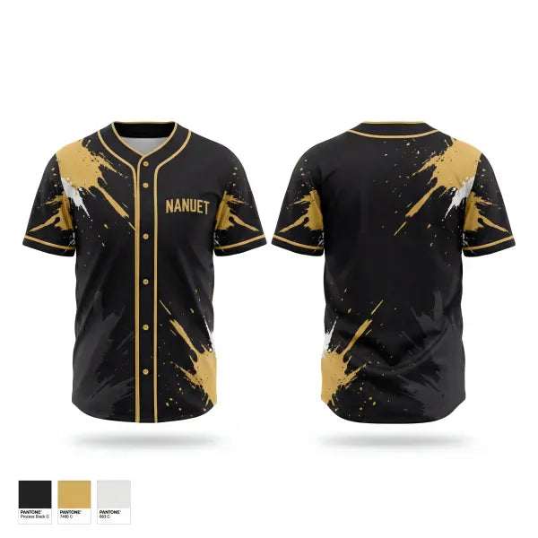 Full Button Baseball Jersey, Nanuet, Baseball, Teamtime, Team time, sublimation, custom sports apparel, team uniforms, spirit wear, spiritwear, sports uniforms, custom shirts, team store, custom team store, fundraiser sports, apparel fundraiser