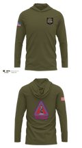 Missouri Army National Guard Recruiting and Retention Battalion Long Sleeve Performance Shirt with hood - 4