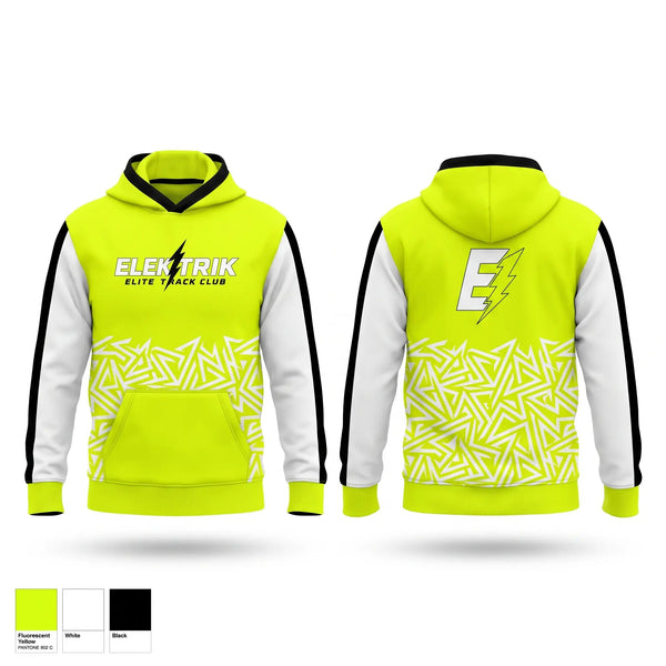 Hoodie, ELEKTRIK ELITE TRACK CLUB, Track & Field, Teamtime, Team time, sublimation, custom sports apparel, team uniforms, spirit wear, spiritwear, sports uniforms, custom shirts, team store, custom team store, fundraiser sports, apparel fundraiser