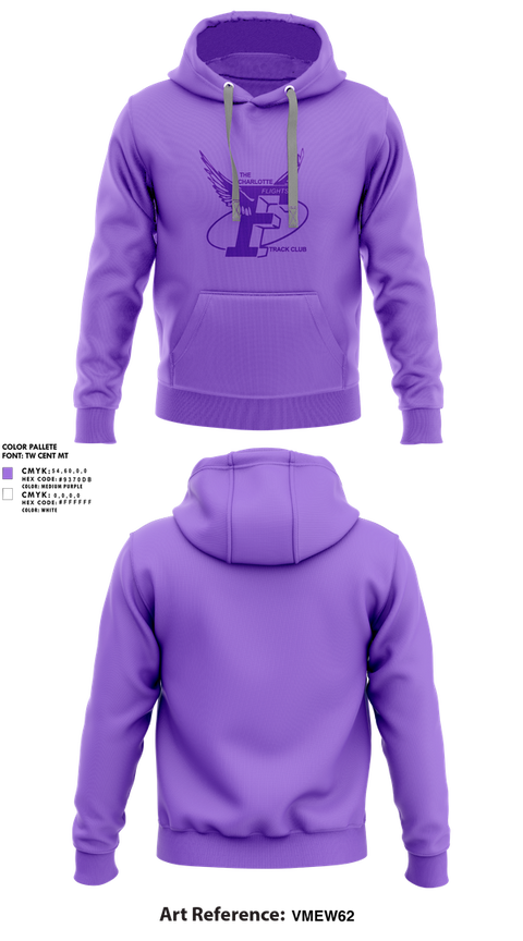 Hoodie, The Charlotte Flights, Track & Field, Teamtime, Team time, sublimation, custom sports apparel, team uniforms, spirit wear, spiritwear, sports uniforms, custom shirts, team store, custom team store, fundraiser sports, apparel fundraiser