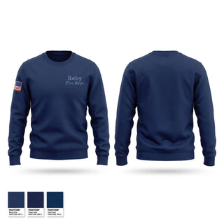 Crew Neck Sweatshirt, Roby Fire Dept, Fire Department, Teamtime, Team time, sublimation, custom sports apparel, team uniforms, spirit wear, spiritwear, sports uniforms, custom shirts, team store, custom team store, fundraiser sports, apparel fundraiser