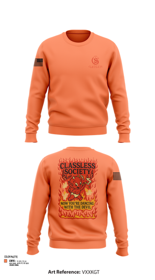Crew Neck Sweatshirt, Classless Society, , Teamtime, Team time, sublimation, custom sports apparel, team uniforms, spirit wear, spiritwear, sports uniforms, custom shirts, team store, custom team store, fundraiser sports, apparel fundraiser