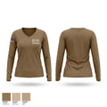D-2 CTF Defender Women's Long Sleeve V-neck Shirt - 1