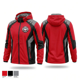 Windbreaker, Hickman County Bulldogs, , Teamtime, Team time, sublimation, custom sports apparel, team uniforms, spirit wear, spiritwear, sports uniforms, custom shirts, team store, custom team store, fundraiser sports, apparel fundraiser