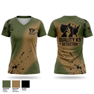Womens Short Sleeve Vneck Shirt, Quality K9 Concepts, , Teamtime, Team time, sublimation, custom sports apparel, team uniforms, spirit wear, spiritwear, sports uniforms, custom shirts, team store, custom team store, fundraiser sports, apparel fundraiser
