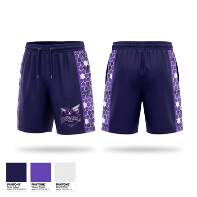 North Shore Swarm Rugby 62025793 Athletic Shorts With Pockets - 2