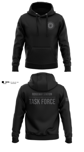 Hoodie, Ridgeway Station Task Force, Police, Teamtime, Team time, sublimation, custom sports apparel, team uniforms, spirit wear, spiritwear, sports uniforms, custom shirts, team store, custom team store, fundraiser sports, apparel fundraiser