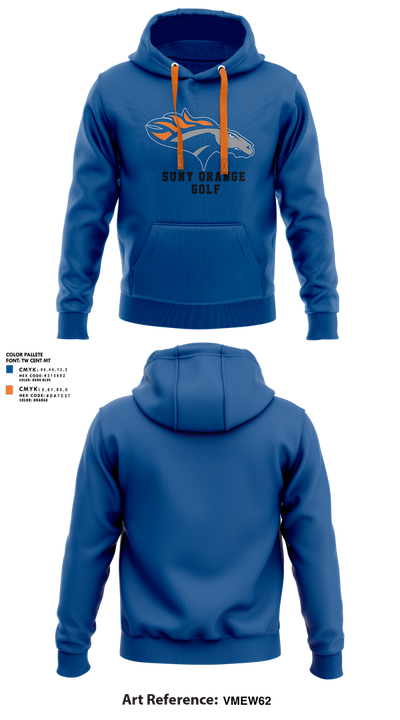 SUNY Orange Golf 10827581 Hoodie - 1