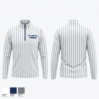 Quarter Zip Jacket, Fort Lauderdale Yankees, Baseball, Teamtime, Team time, sublimation, custom sports apparel, team uniforms, spirit wear, spiritwear, sports uniforms, custom shirts, team store, custom team store, fundraiser sports, apparel fundraiser