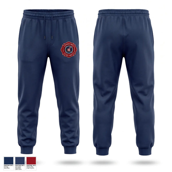 Sweatpants, Warren Township Fire, Fire Department, Teamtime, Team time, sublimation, custom sports apparel, team uniforms, spirit wear, spiritwear, sports uniforms, custom shirts, team store, custom team store, fundraiser sports, apparel fundraiser