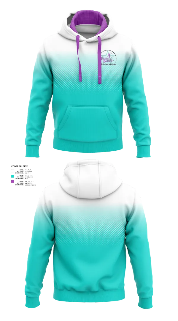 Hoodie, Raise the Barre Dance Academy, , Teamtime, Team time, sublimation, custom sports apparel, team uniforms, spirit wear, spiritwear, sports uniforms, custom shirts, team store, custom team store, fundraiser sports, apparel fundraiser
