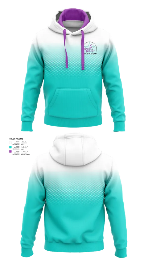 Hoodie, Raise the Barre Dance Academy, , Teamtime, Team time, sublimation, custom sports apparel, team uniforms, spirit wear, spiritwear, sports uniforms, custom shirts, team store, custom team store, fundraiser sports, apparel fundraiser