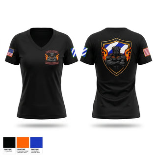 Womens Short Sleeve Vneck Shirt, DSTB, 3DSB, Army, Teamtime, Team time, sublimation, custom sports apparel, team uniforms, spirit wear, spiritwear, sports uniforms, custom shirts, team store, custom team store, fundraiser sports, apparel fundraiser
