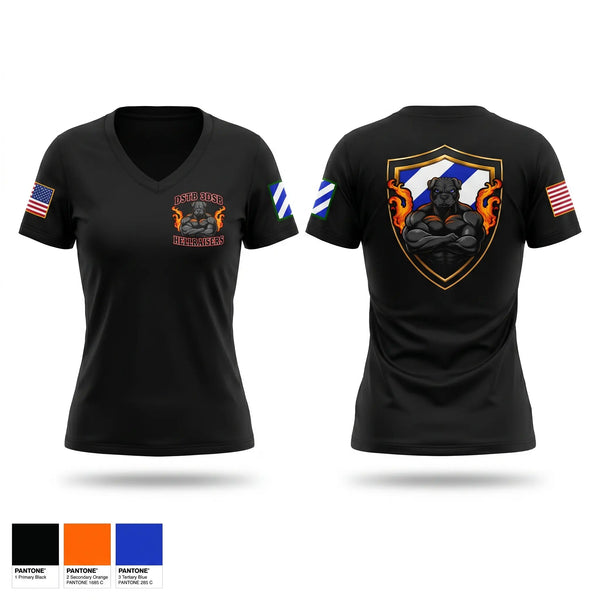 Womens Short Sleeve Vneck Shirt, DSTB, 3DSB, Army, Teamtime, Team time, sublimation, custom sports apparel, team uniforms, spirit wear, spiritwear, sports uniforms, custom shirts, team store, custom team store, fundraiser sports, apparel fundraiser