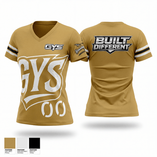 Womens Short Sleeve Vneck Shirt, GYS, Spirit Store, Teamtime, Team time, sublimation, custom sports apparel, team uniforms, spirit wear, spiritwear, sports uniforms, custom shirts, team store, custom team store, fundraiser sports, apparel fundraiser