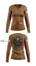CTF D-2 Women's Long Sleeve V-neck Shirt - 5