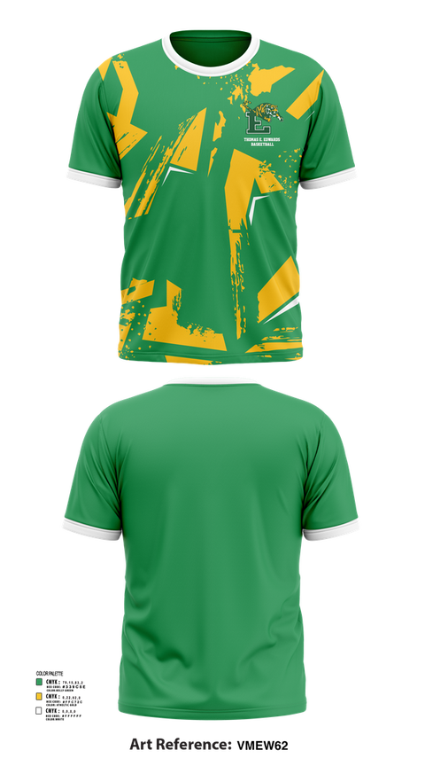 Short Sleeve Performance Shirt, Thomas E. Edwards Basketball, Men's Basketball, Teamtime, Team time, sublimation, custom sports apparel, team uniforms, spirit wear, spiritwear, sports uniforms, custom shirts, team store, custom team store, fundraiser sports, apparel fundraiser