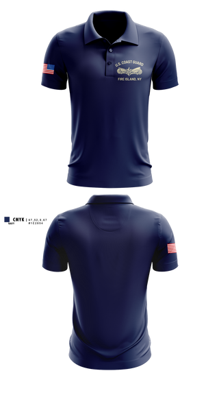 Short Sleeve Performance Polo, Station Fire island NY, Coast Guard, Teamtime, Team time, sublimation, custom sports apparel, team uniforms, spirit wear, spiritwear, sports uniforms, custom shirts, team store, custom team store, fundraiser sports, apparel fundraiser