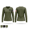 RSS South Tucson Women's Long Sleeve V-neck Shirt - 1