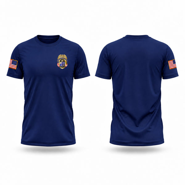 Old School Cotton Feel Shirt, Seat Pleasant Police Department, Police, Teamtime, Team time, sublimation, custom sports apparel, team uniforms, spirit wear, spiritwear, sports uniforms, custom shirts, team store, custom team store, fundraiser sports, apparel fundraiser